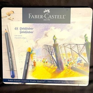 New FABER-CASTELL 48 count Goldfaber Colored Pencils